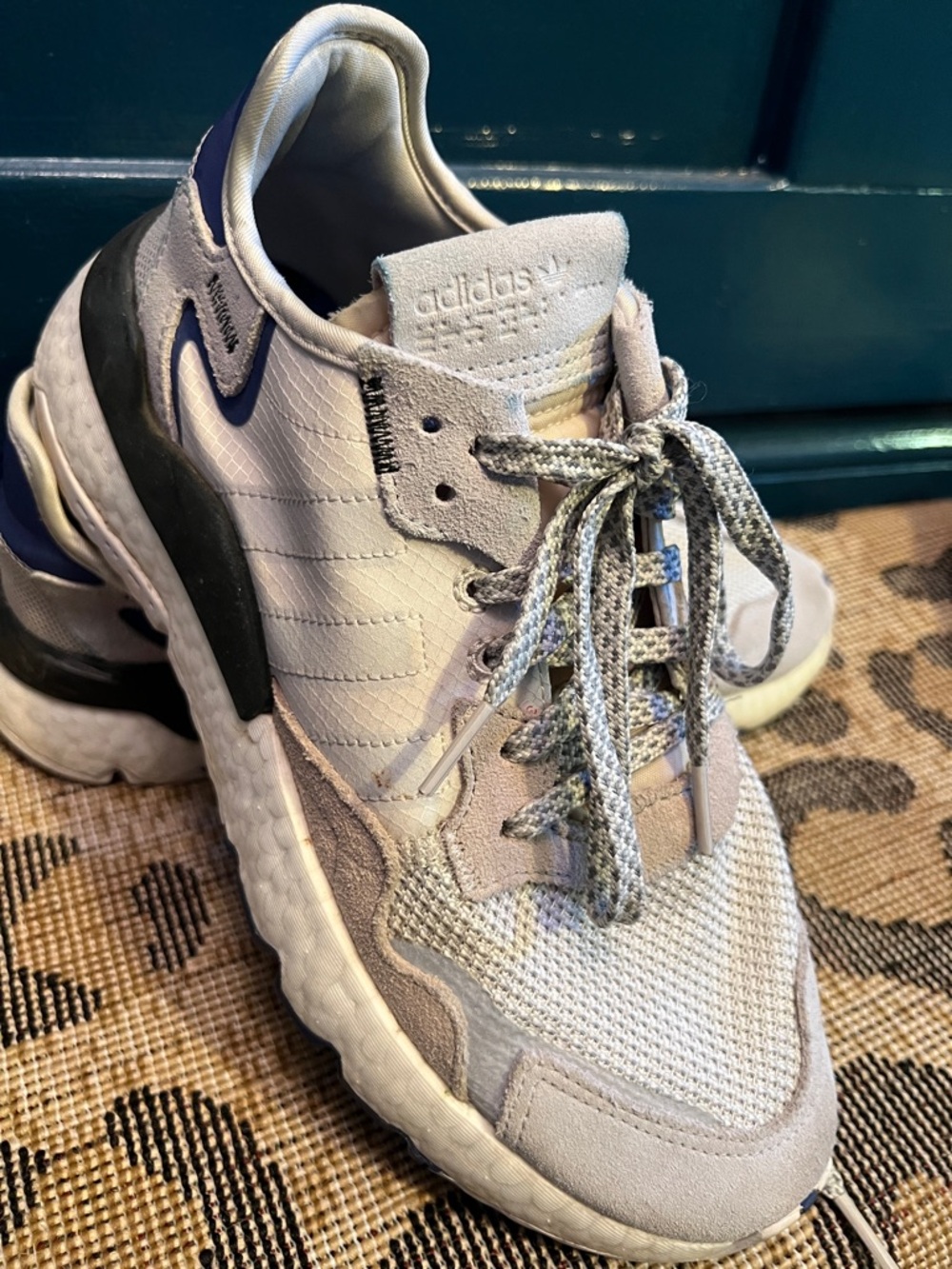 Adidas Nite Jogger Sneakers Womens 9.5 Men’s 8